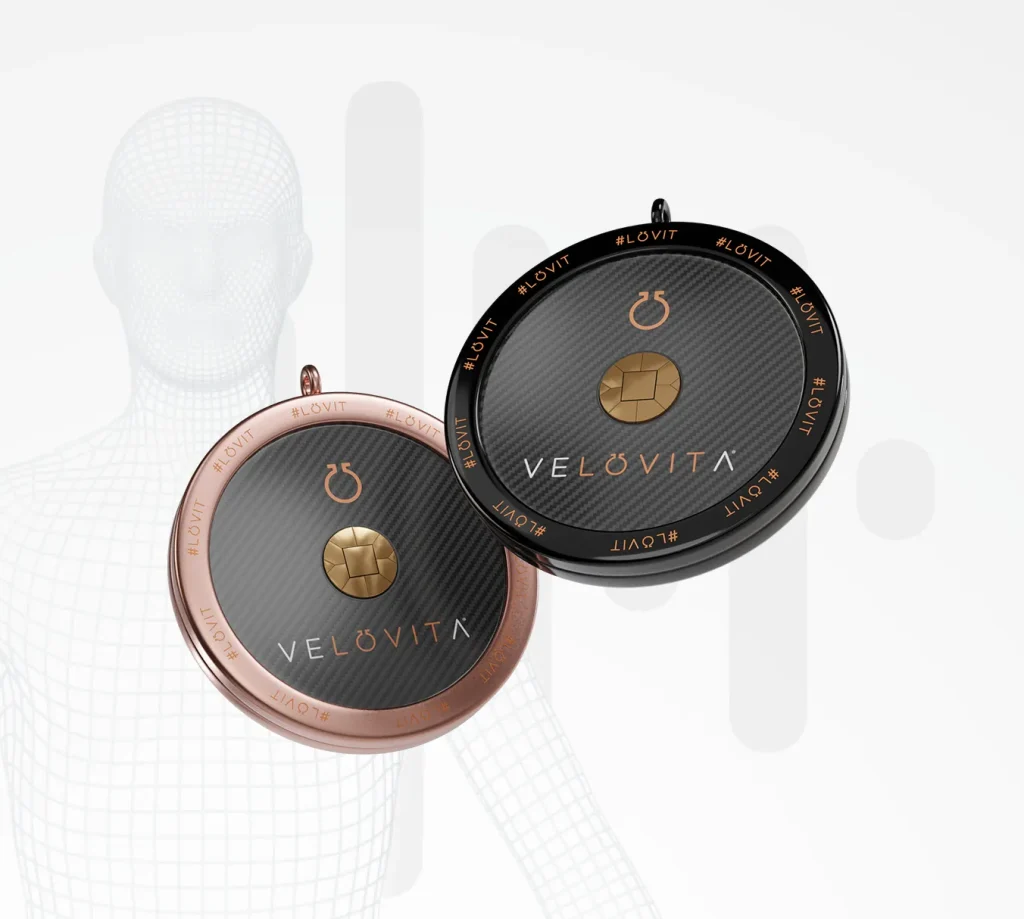 biohacking solution emf (electromagnetic frequency) protection: tuün® RESONATE, a wearable pendant amulet 